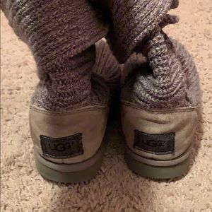 Cardi grey knitted ugg boots